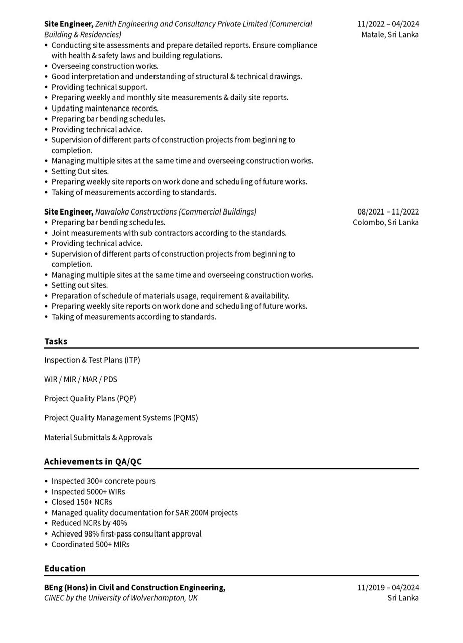 Riyadh, Job Seekers, QAQC ENGINEER