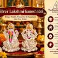 Buy Silver Lakshmi Ganesh Idol Online At Best Price