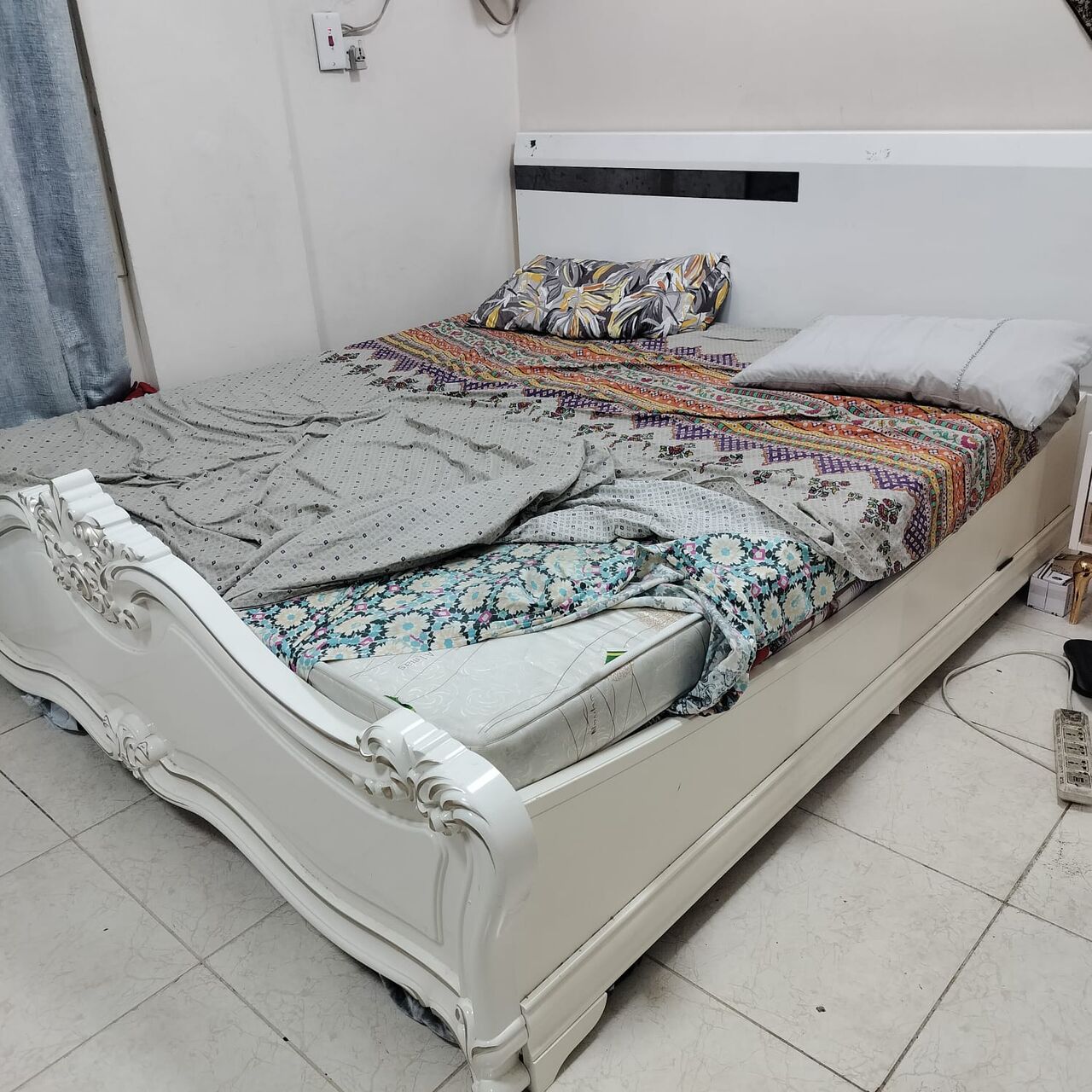 Dammam, Furniture, SAR 500,  500Sr King Size Bed Homecenter With Mattress New For Sale