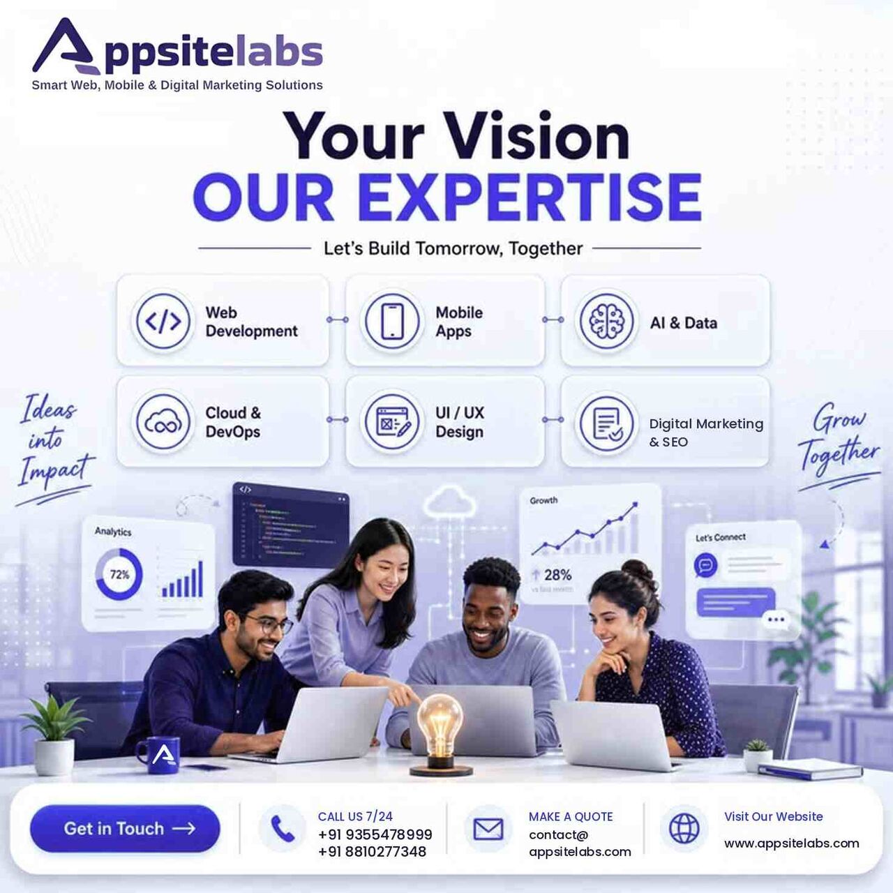 New Delhi, Web Design & Development, Website Design Company In Delhi | Appsitelabs
