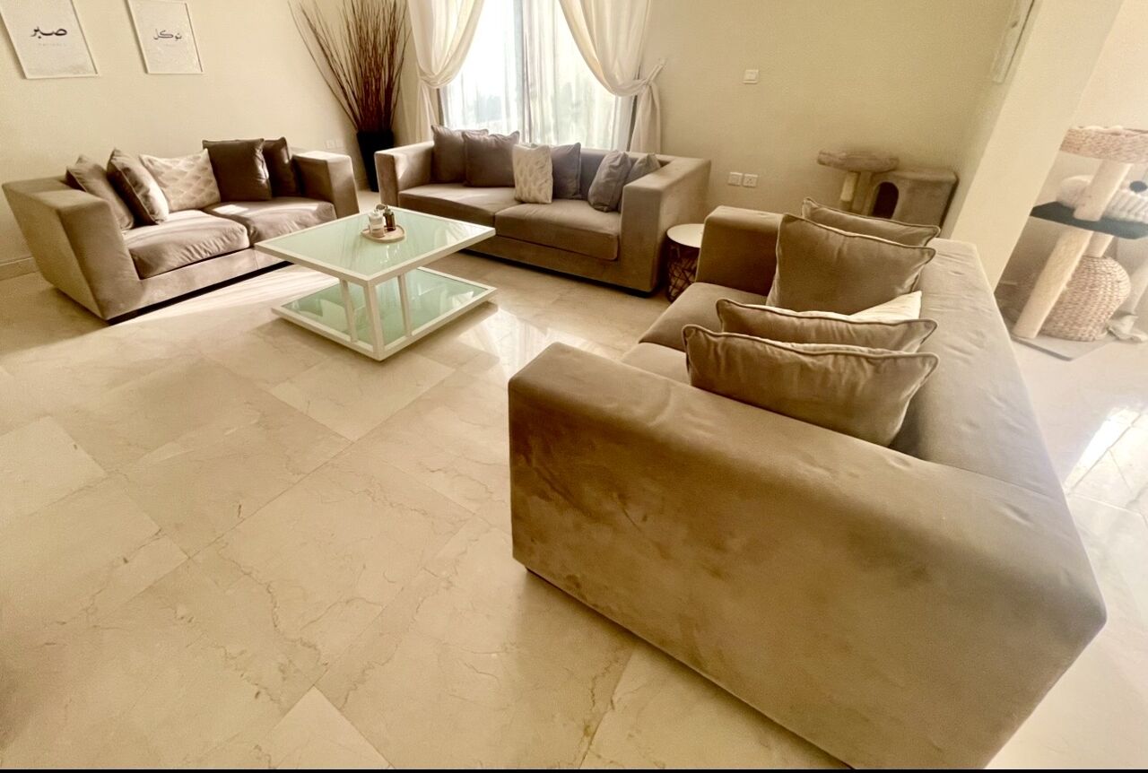 Al Hamra, Household Items, SAR 11000,  MOVING SALE &ndash; Complete Furniture Set + Samsung 75" TV &ndash; Jeddah (Al Hamra)
