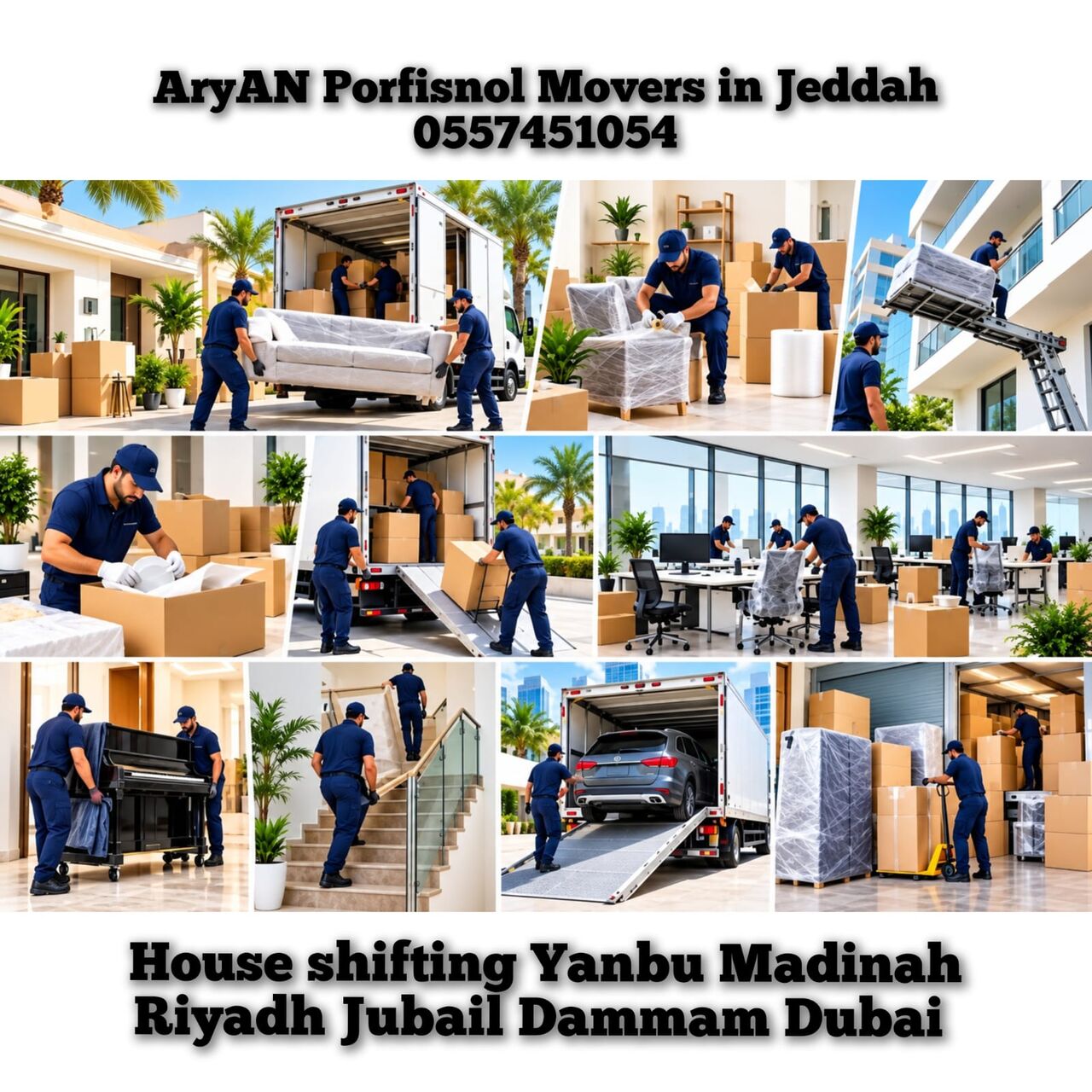Jeddah, Relocation, ArYaN Movers Packers In Jeddah Home Villa Furniture Shifting Movings Service]]0557451054