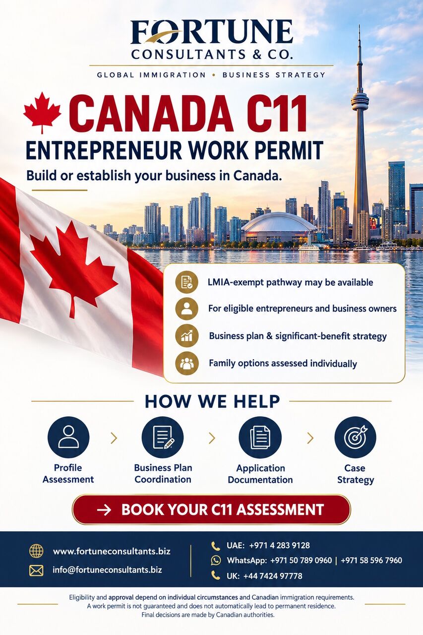 Riyadh, Immigration, Canada C11 , Poland, US And UK Family Immigration (Zero Investment In 6 Months)