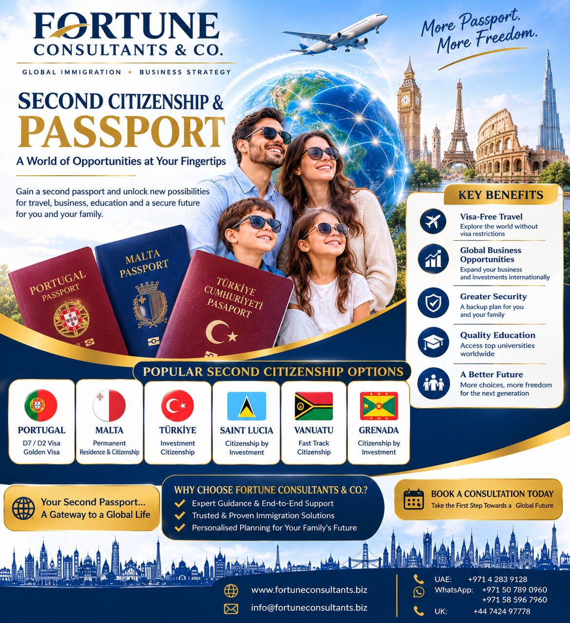 Riyadh, Immigration, Canada C11 , Poland, US And UK Family Immigration (Zero Investment In 6 Months)