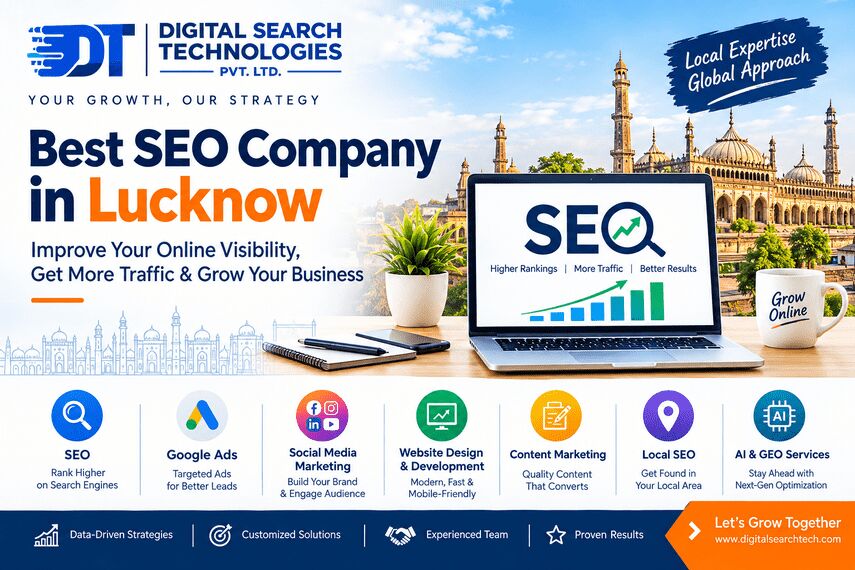 Lucknow, Graphic Design, Best SEO Company In Lucknow | GEO & AI SEO Services | DST