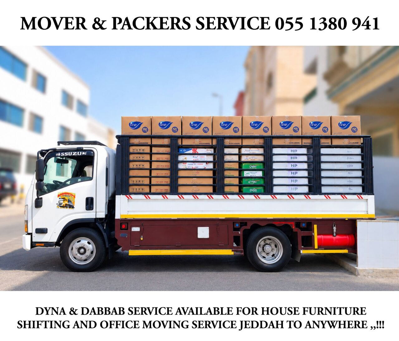 Jeddah, Labor/Moving, Mover & Packers House Shifting And Transportation Service Available▪︎•055 1380 941