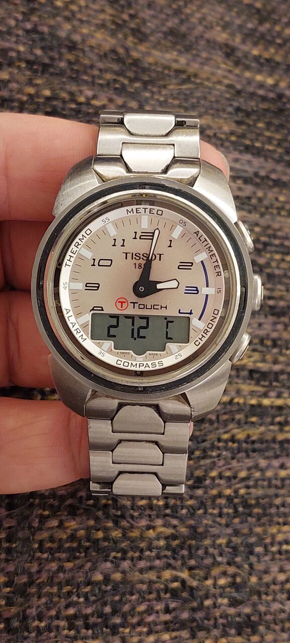 Riyadh, Watches, SAR 1150,  Tissot Touch Big Dial 42mm For Men Original Swiss Made