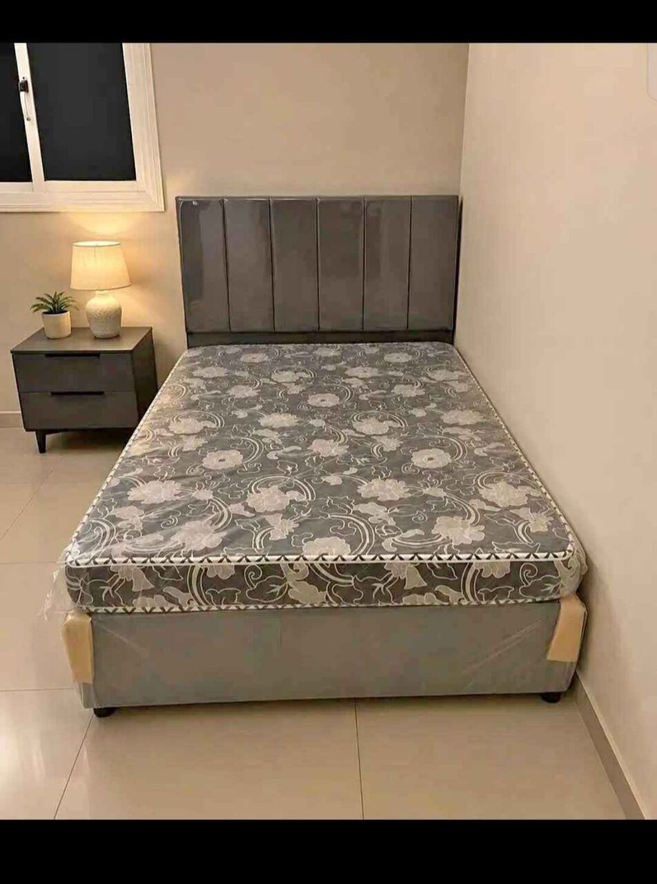 Al Safa, Furniture, SAR 1,  Medium Size Bed With Mattress Available Brand New