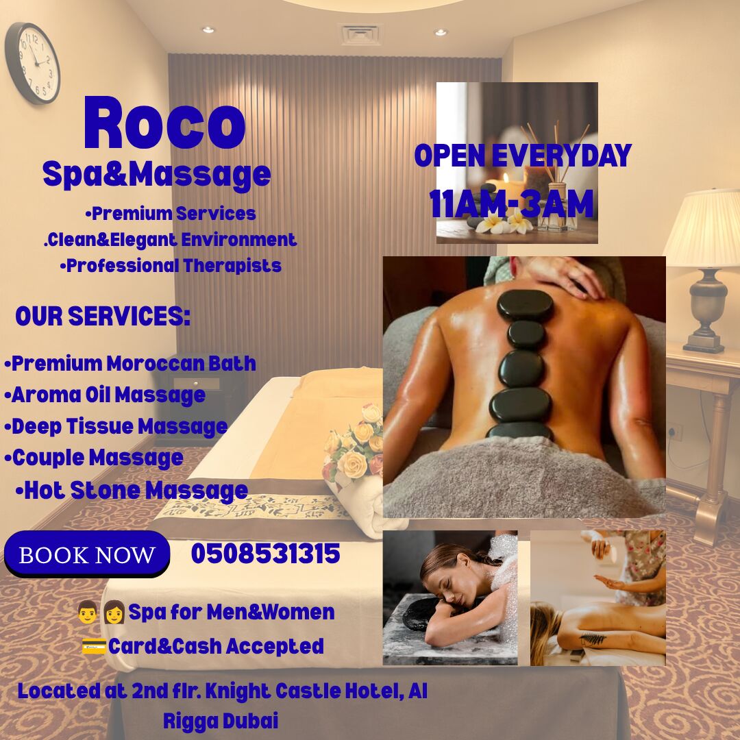 Al Rigga, Health, Your Exclusive Escape To Luxury&Serenity At Roco Spa&Massage