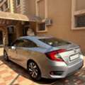 SAR 36500,  Honda Civic EX-L,  2016,  Automatic,  235 KM,  Silver Color Clean Title For Sale Full Option