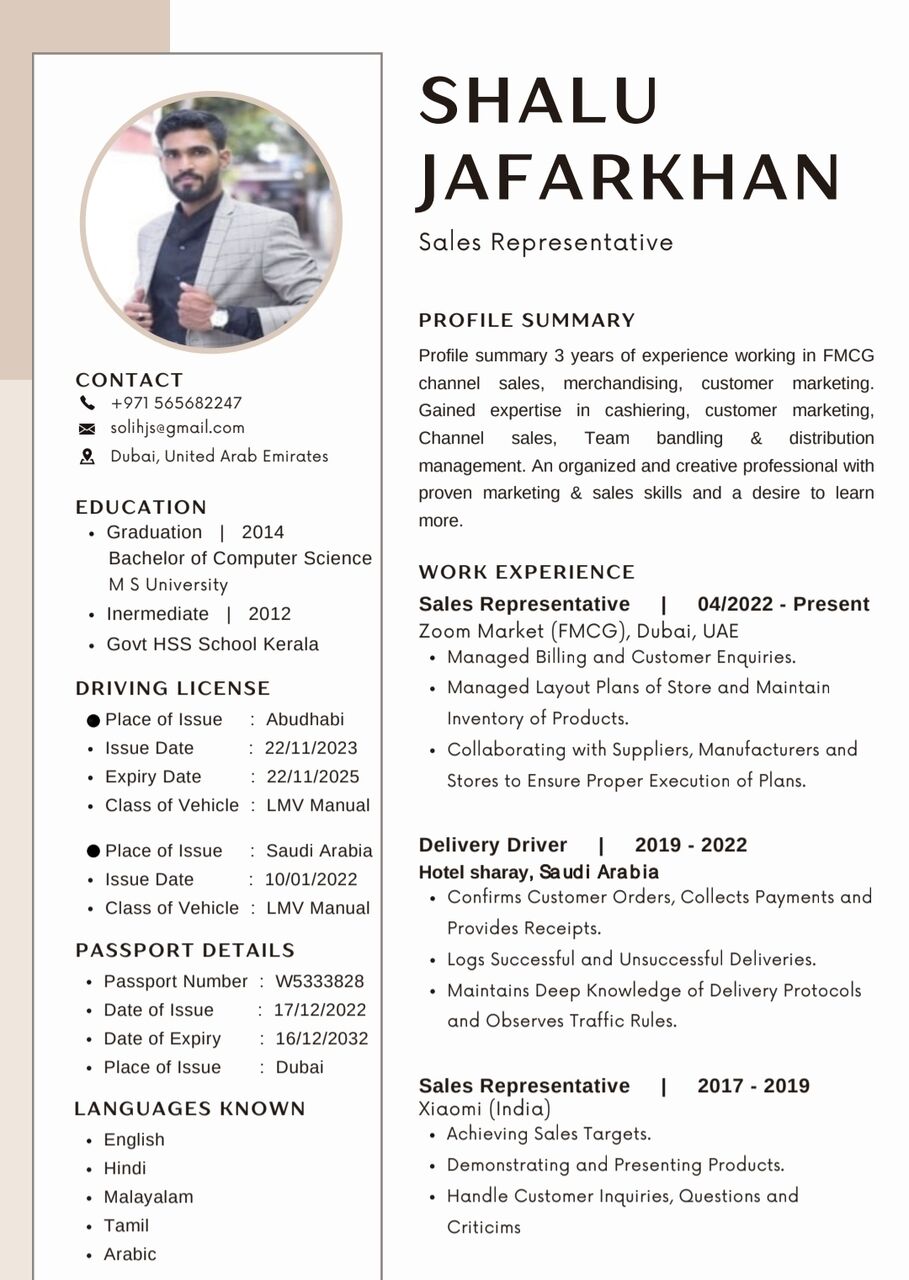 Jeddah, Job Seekers, Sales Executive