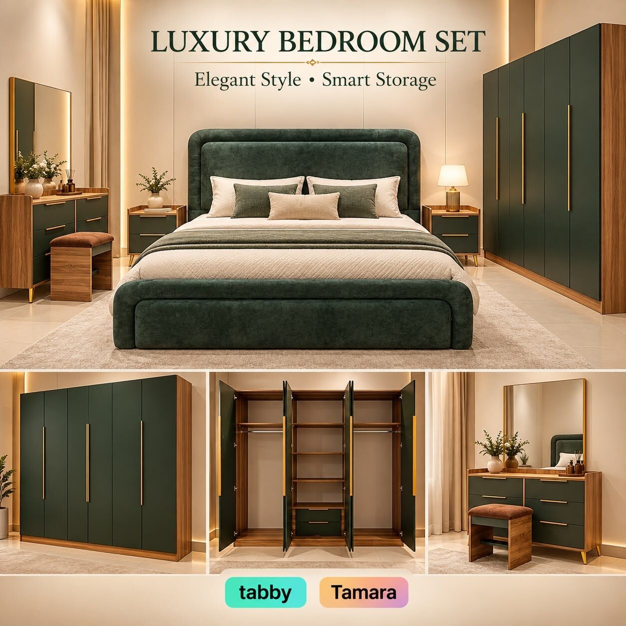 Jeddah, Furniture, SAR 1,  Complete Wooden Bedroom Furniture Sets Available In Reasonable Prices With Best Quality