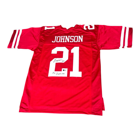 New York, Business, Buy Emmett Johnson Jersey #21 | Signed Husker Collectible