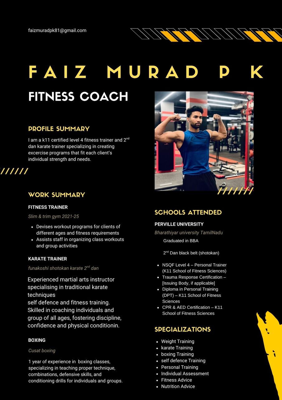 Riyadh, Training, I AM A Freelance Karate & Fitness Trainer, Football Coach