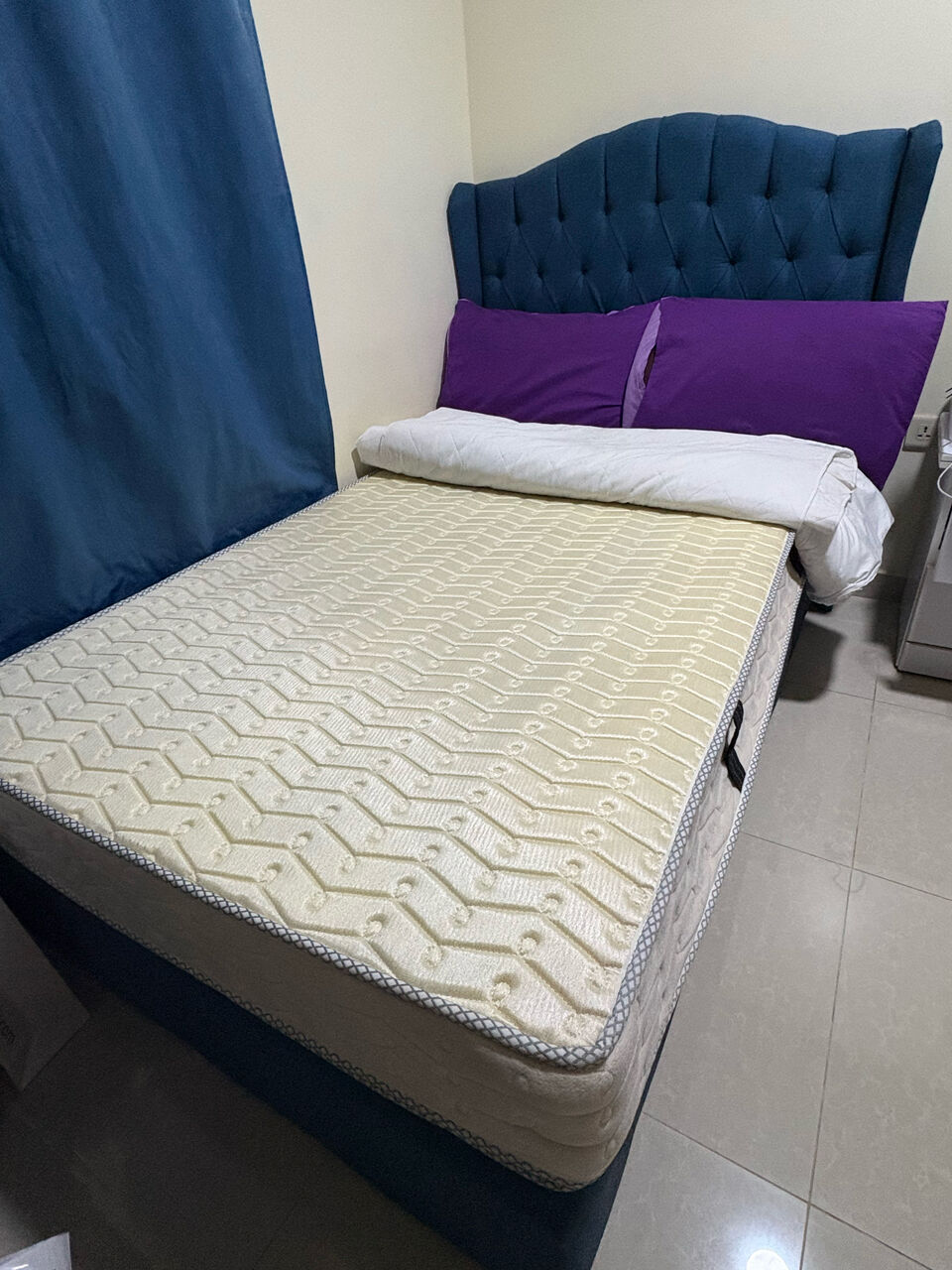 Jubail, Furniture, SAR 600,  Bed Frame And Foam Mattres For Sale