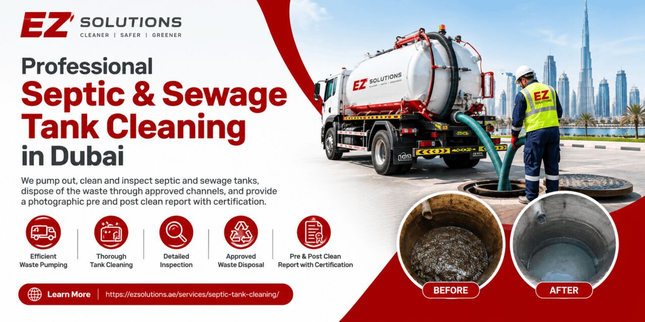 Dubai, Cleaning, Professional Septic & Sewage Tank Cleaning In Dubai