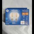 USD 29,  GE Refresh LED 40W G16.5 Chandelier Bulb 5000K 2-Pack