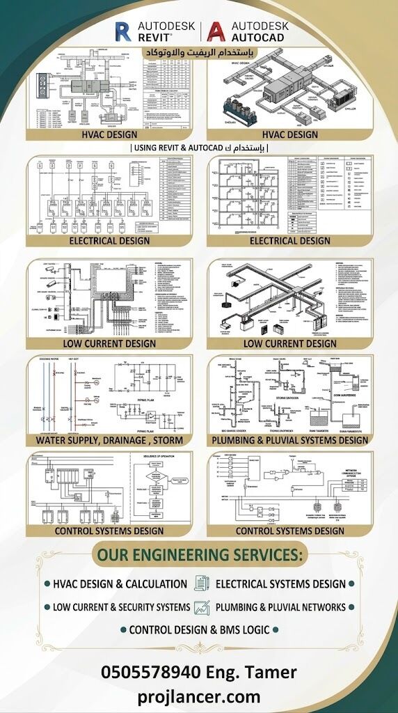 Jeddah, Construction, Shop Drawing Design And Editing Using Revit And Autocad