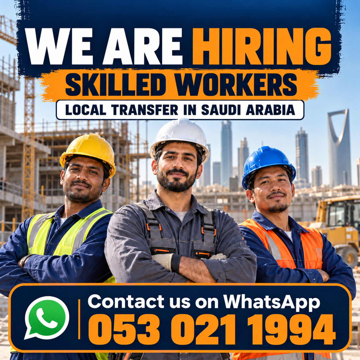 Riyadh, Jobs, 🔨 SKILLED WORKERS WANTED