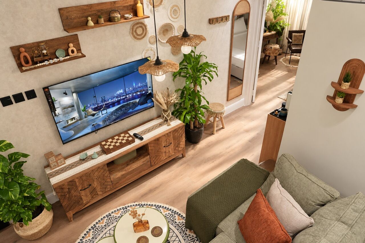 Al Malqa, Apartments, Flats, Houses & Villas, SAR 7490/month,  Furnished,  1 BR,  40 Sq. Meter,  Cozy Boho Suite In Al Malqa