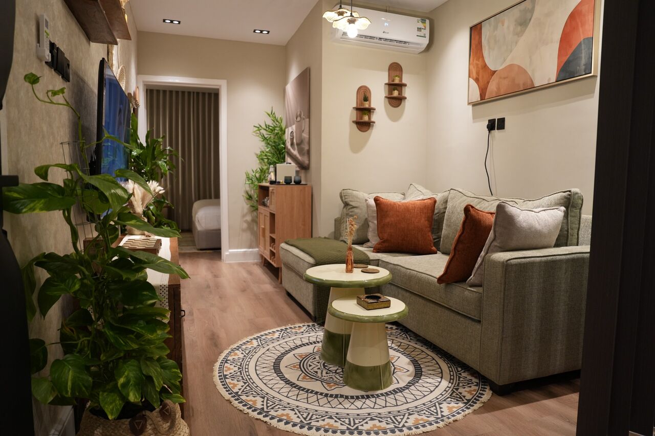 Al Malqa, Apartments, Flats, Houses & Villas, SAR 7490/month,  Furnished,  1 BR,  40 Sq. Meter,  Cozy Boho Suite In Al Malqa