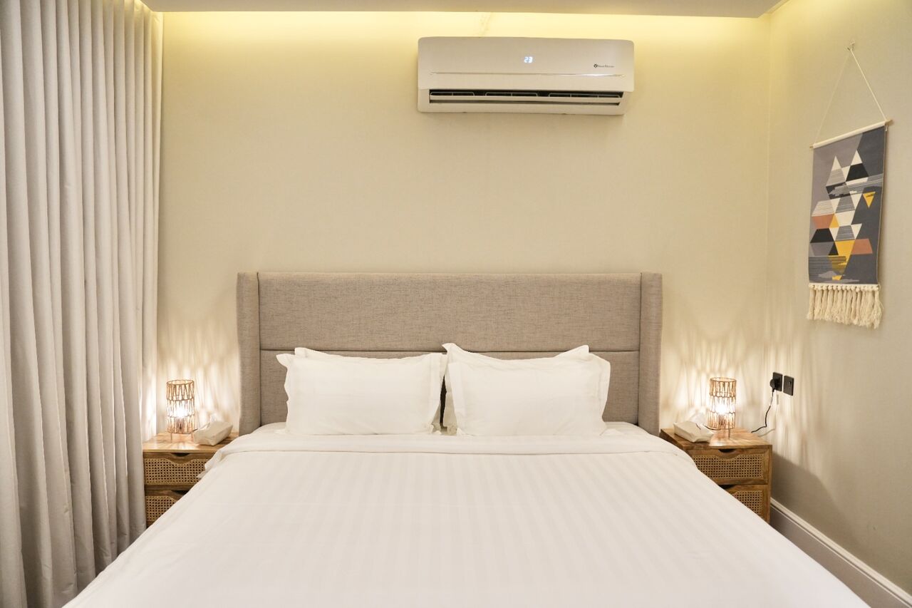Al Malqa, Apartments, Flats, Houses & Villas, SAR 7490/month,  Furnished,  1 BR,  40 Sq. Meter,  Cozy Boho Suite In Al Malqa