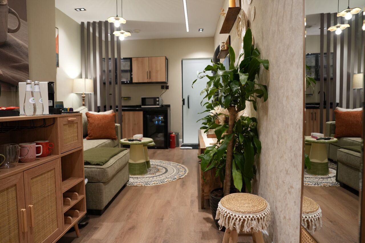 Al Malqa, Apartments, Flats, Houses & Villas, SAR 7490/month,  Furnished,  1 BR,  40 Sq. Meter,  Cozy Boho Suite In Al Malqa