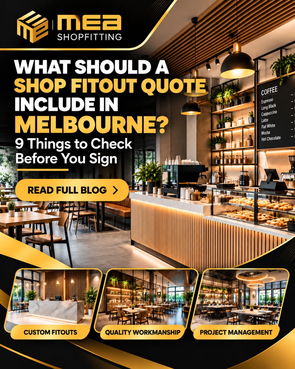Melbourne, Construction, What Should A Shop Fitout Quote Include In Melbourne? 9 Things To Check Before You Sign