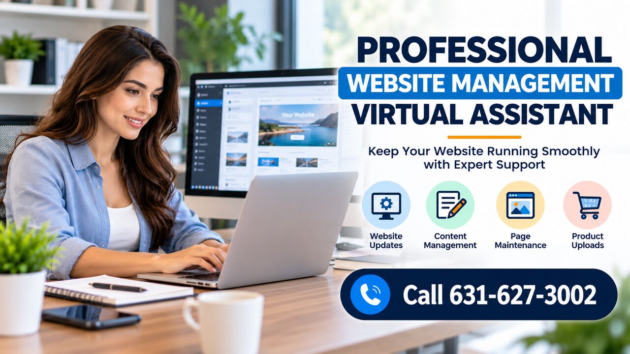 New York, Business, Professional Website Management Virtual Assistant