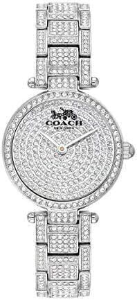 Riyadh, Watches, SAR 600,  Coach Silver Dial Crystal Watch In Riyadh