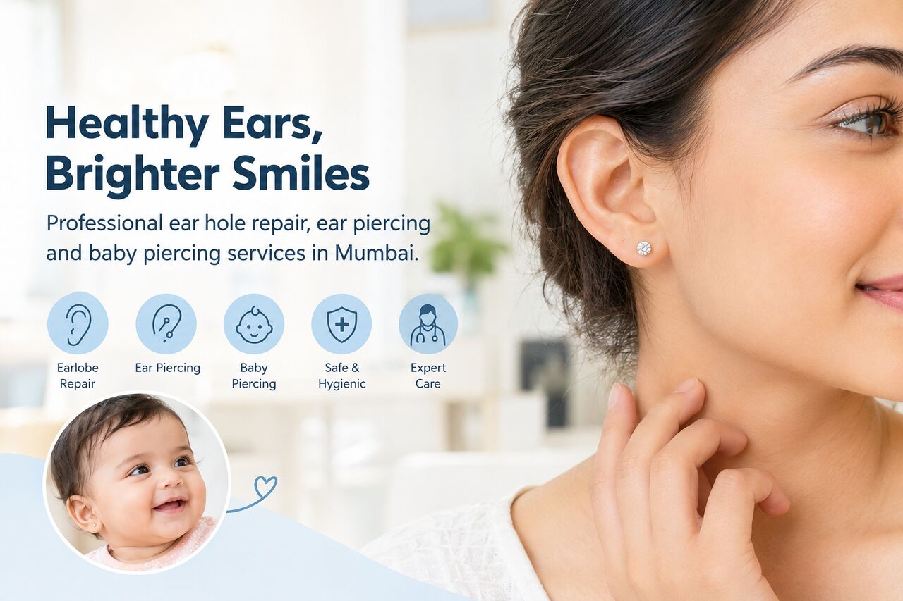 Mumbai, Health, Professional Earlobe Repair For Stretched Or Torn Piercings