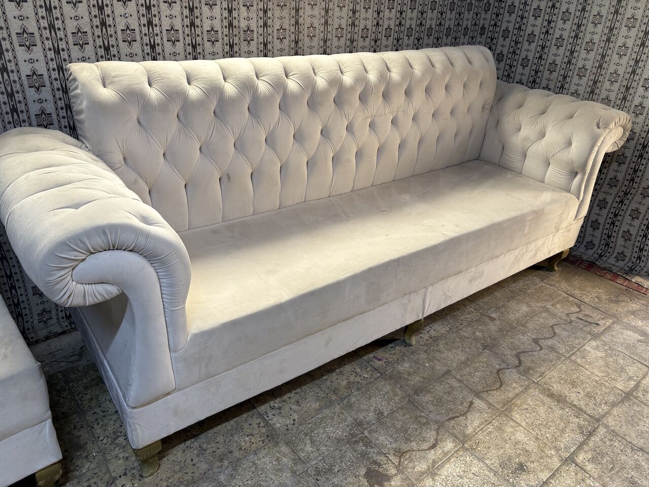Madinah, Furniture, SAR 1500,  White Majlis Sofa Set &mdash; 6 Pieces