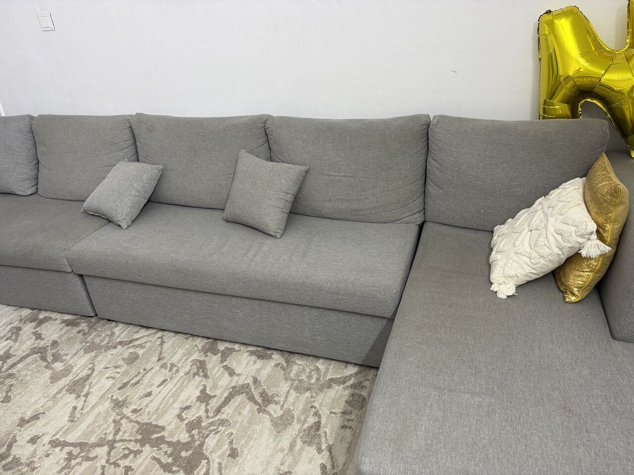 Madinah, Furniture, SAR 1500,  Grey Corner Sofa Set (Kanab + Aryka)