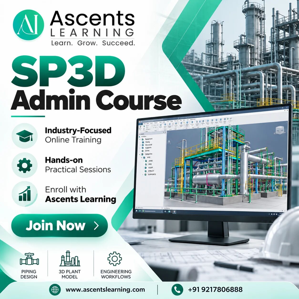 New Delhi, Education, SP3D Admin Course Online &ndash; Build Industry-Ready Skills