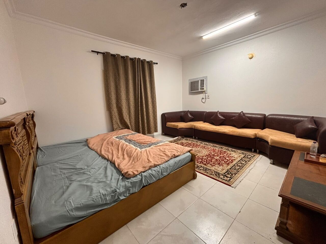 Dammam, Furniture, SAR 650,  Single Beds With Side Table And Sofa Set Mint Condition