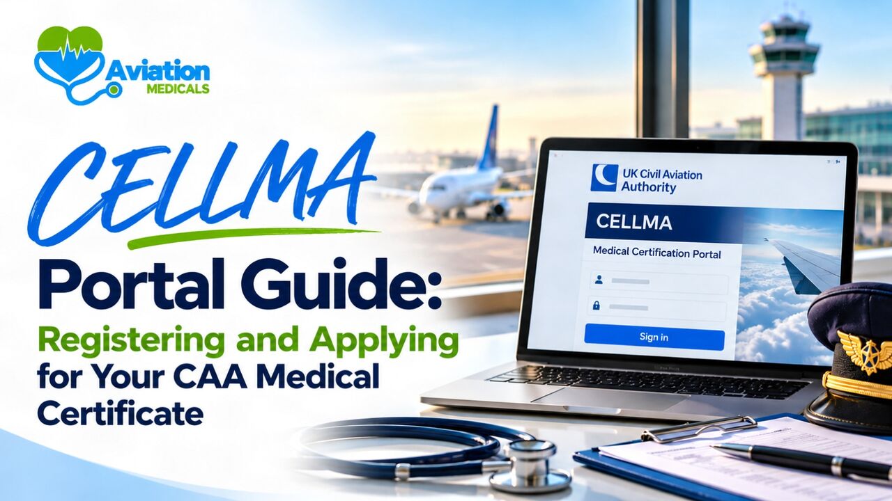 London, Medical, CELLMA Portal Registration Guide For UK CAA Medical Certificate