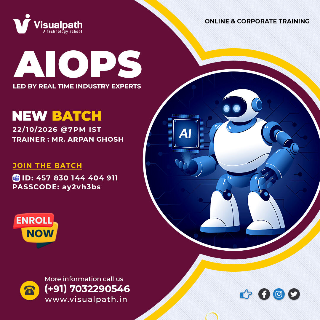 Hyderabad, Education, AIOps Training New Batch | Learn From Industry Experts