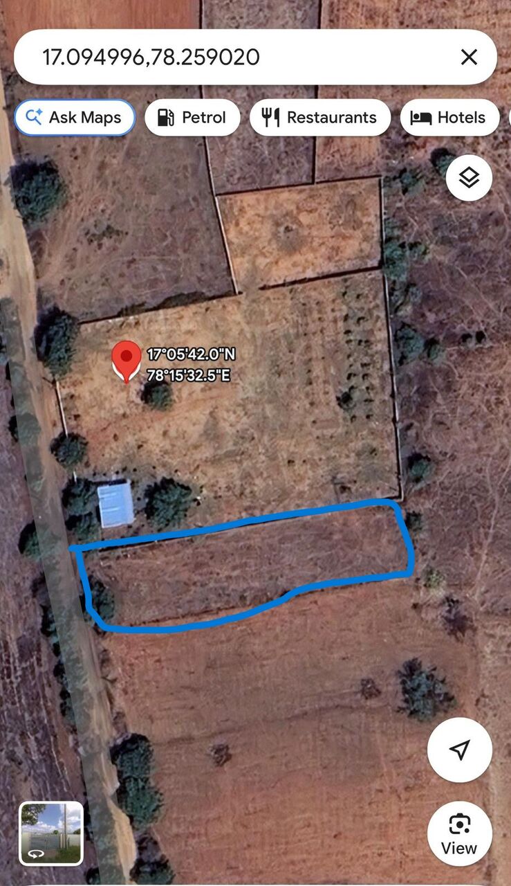 Hyderabad, Commercial Plots, INR 8500,  1600 Sq. Yard,  1600SQ YARD PLOT FOR SALE(JUST A FEW METERS FROM HIGHWAY)