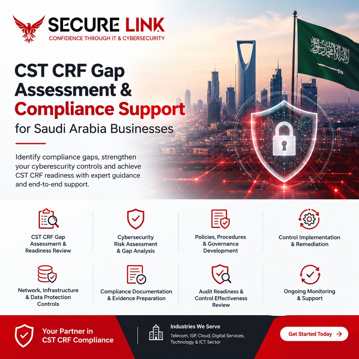 Riyadh, Business, CST CRF Gap Assessment & Compliance Support For Saudi Arabia Businesses