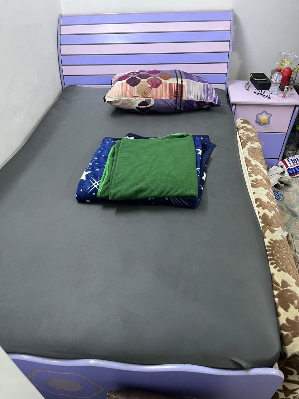 Jeddah, Furniture, SAR 400,  I Want To Sale Bed, Mattress And Wardrobe