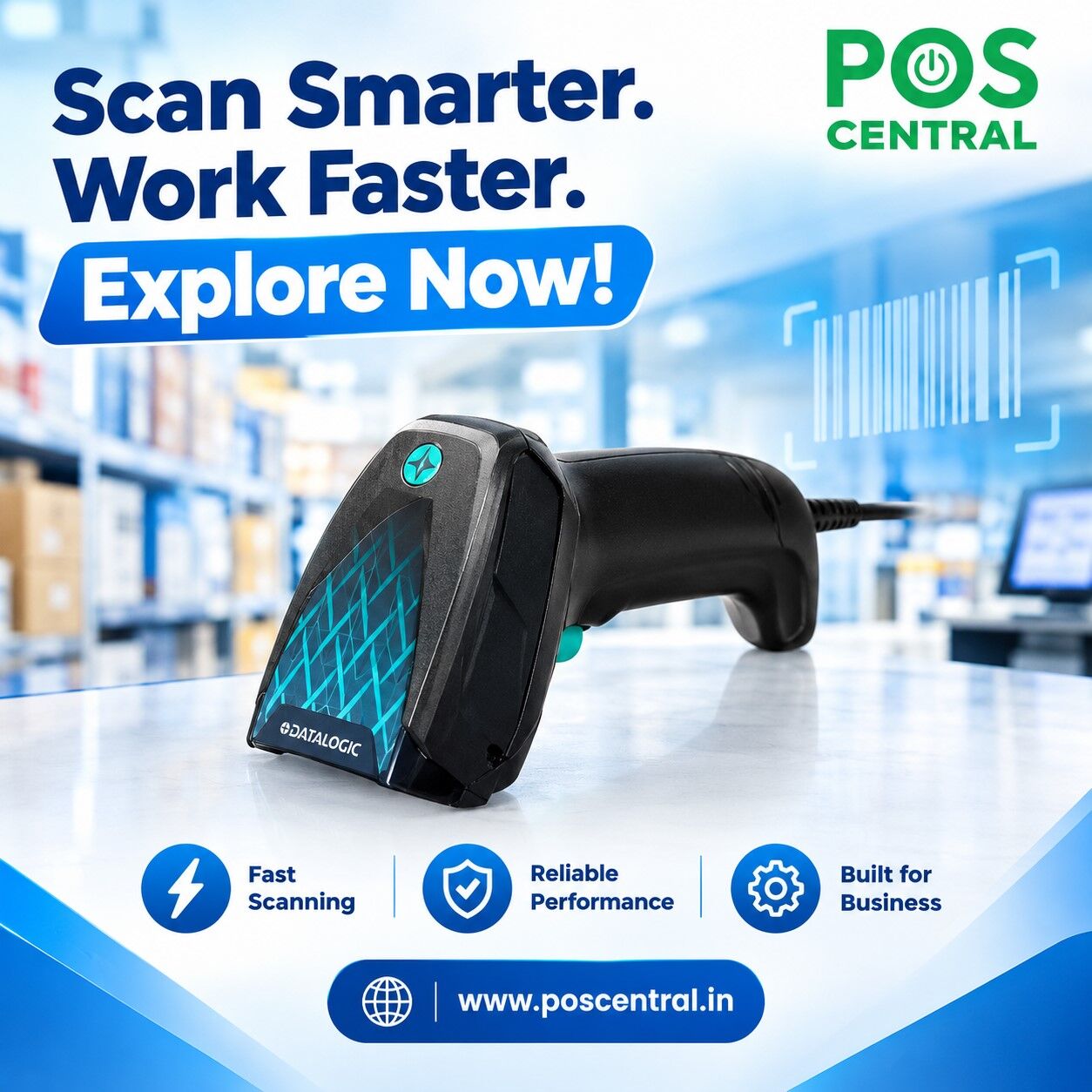 Noida, Electronics, INR 1199,  Which Barcode Scanner Is Best For Fast Billing?