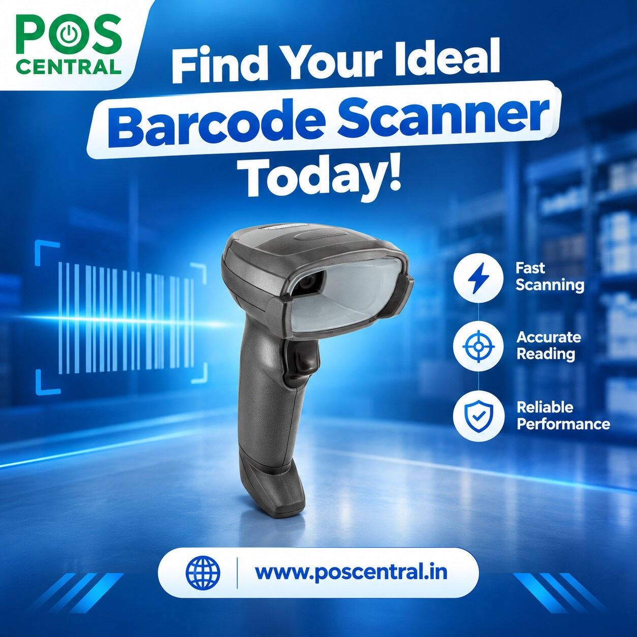 Noida, Electronics, INR 1199,  Which Barcode Scanner Is Best For Fast Billing?