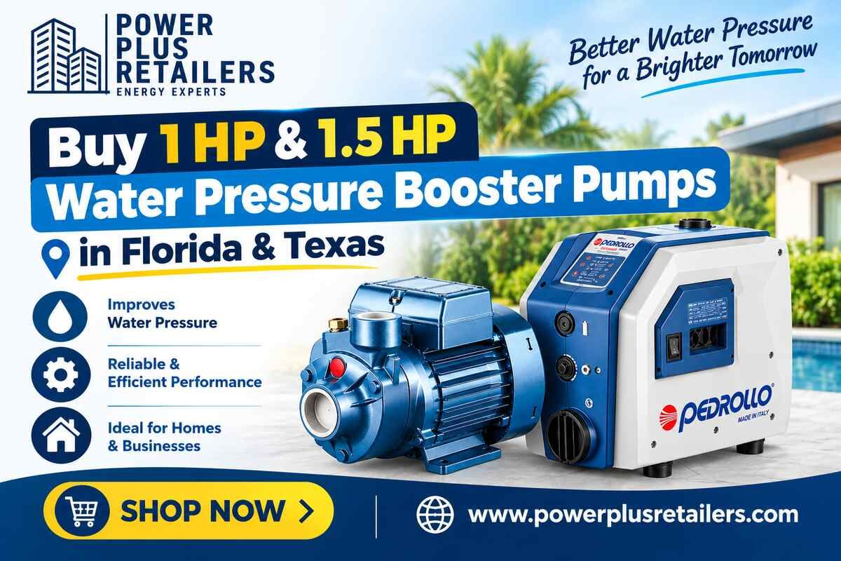 New York, Appliances, USD 288,  Buy 1 & 1.5 HP Water Pressure Booster Pumps In Florida & Texas