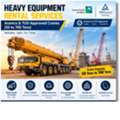 Heavy Equipment Rental Services Offering Aramco And TUV-approved Cranes Ranging From 50 To