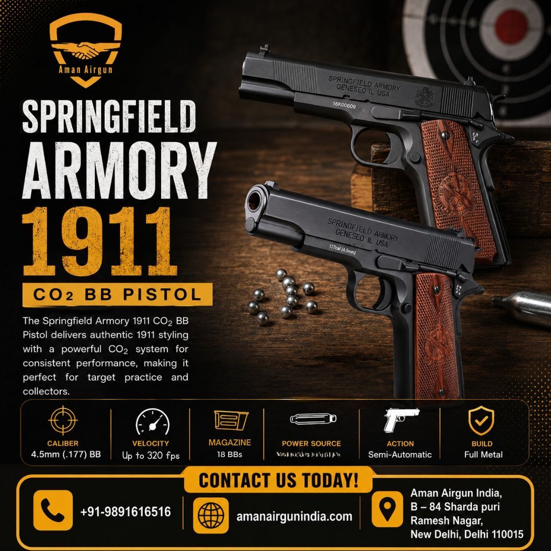 New Delhi, Sporting Goods, INR 95,  Springfield Armory 1911 | Exclusive Deals With Aman Air Gun