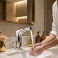 INR 1,  Smart Washroom Hygiene Systems Using Sensor Tap Technology