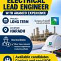Electrical Lead Engineer (Aramco Experience)