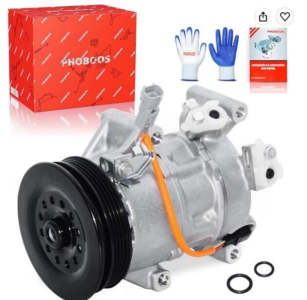 Ghirnatah, Auto Parts, SAR 1000,  PHOBOOS A/C Compressor With Clutch Compatible With Toyota