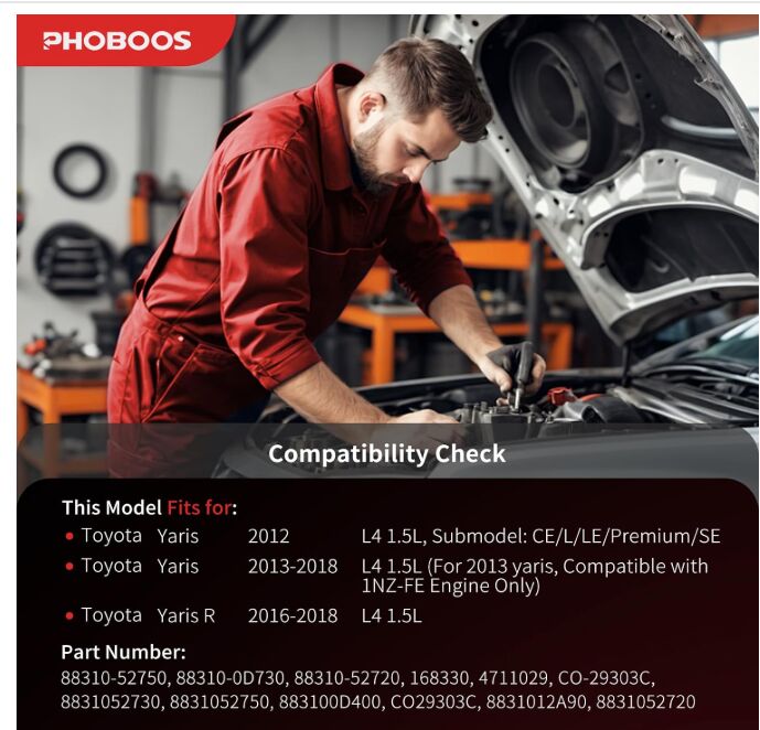 Ghirnatah, Auto Parts, SAR 1000,  PHOBOOS A/C Compressor With Clutch Compatible With Toyota