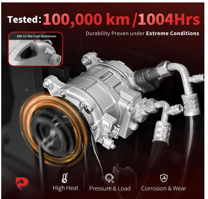 Ghirnatah, Auto Parts, SAR 1000,  PHOBOOS A/C Compressor With Clutch Compatible With Toyota